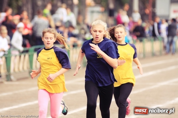 Zdjęcie w galerii na portalu naszraciborz.pl: Sport szkolny. Lekkoatletyczna Olimpiada na stadionie PWSZ wiadomości z regionu