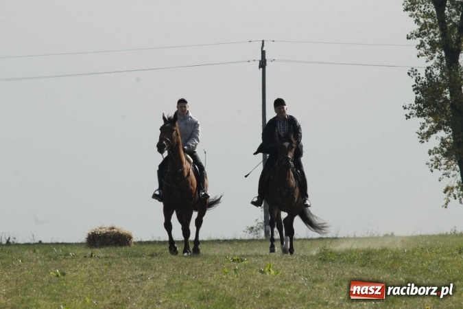 Zdjęcie w galerii na portalu naszraciborz.pl: Na żerdzińskim Hubertusie pogoda sprzyja wiadomości z regionu