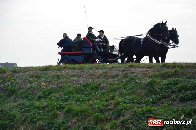 Zdjęcie w galerii na portalu naszraciborz.pl: Na żerdzińskim Hubertusie pogoda sprzyja wiadomości z regionu