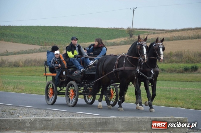 Zdjęcie w galerii na portalu naszraciborz.pl: Na żerdzińskim Hubertusie pogoda sprzyja wiadomości z regionu