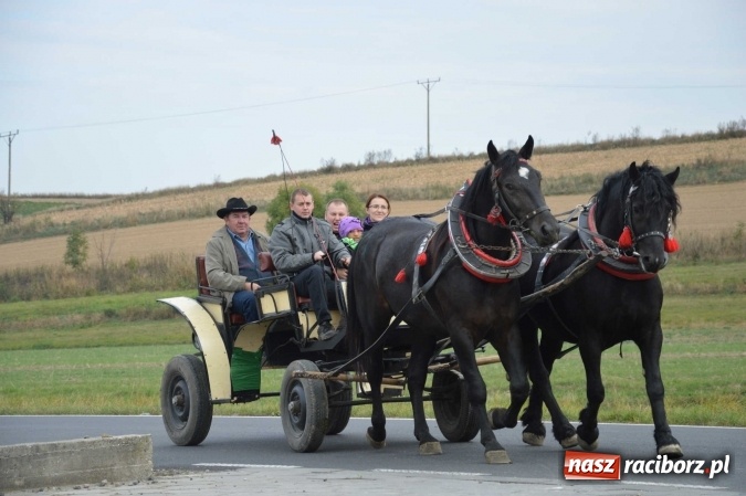 Zdjęcie w galerii na portalu naszraciborz.pl: Na żerdzińskim Hubertusie pogoda sprzyja wiadomości z regionu