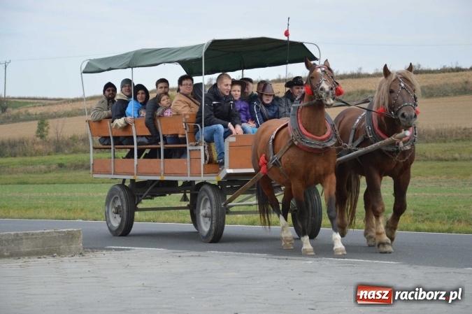 Zdjęcie w galerii na portalu naszraciborz.pl: Na żerdzińskim Hubertusie pogoda sprzyja wiadomości z regionu