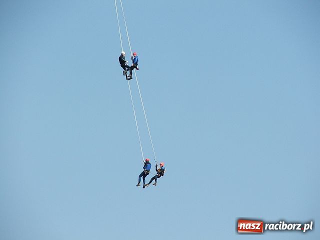 Zdjęcie w galerii na portalu naszraciborz.pl: Akcja WODNIK w helikopterze wiadomości z regionu