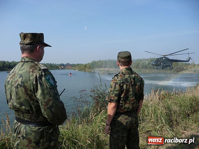 Zdjęcie w galerii na portalu naszraciborz.pl: Akcja WODNIK w helikopterze wiadomości z regionu
