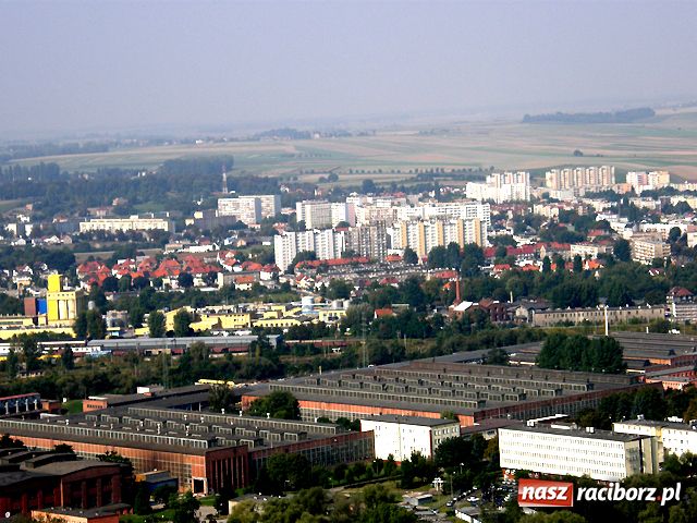 Zdjęcie w galerii na portalu naszraciborz.pl: Racibórz z LOTU PTAKA wiadomości z regionu