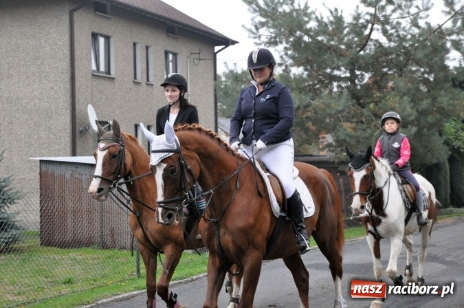Zdjęcie w galerii na portalu naszraciborz.pl: Hubertus w gminie z widokami – święto jeźdźców w Kornowacu wiadomości z regionu