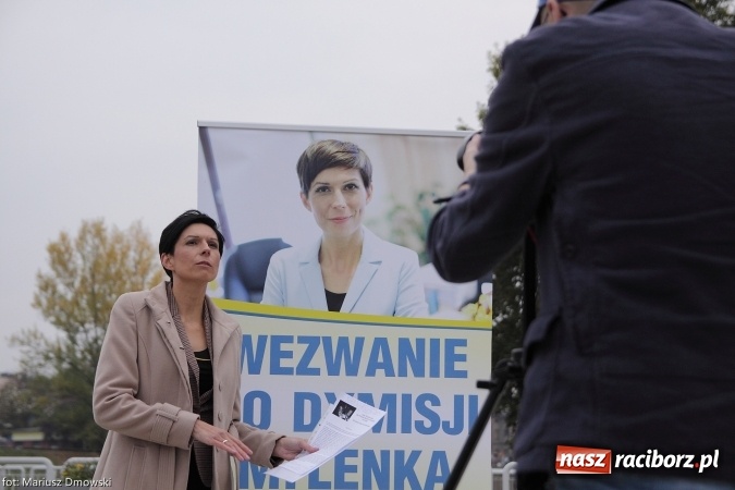 Zdjęcie w galerii na portalu naszraciborz.pl: Konferencja prasowa Anny Ronin. Wezwanie do dymisji prezydenta Lenka wiadomości z regionu