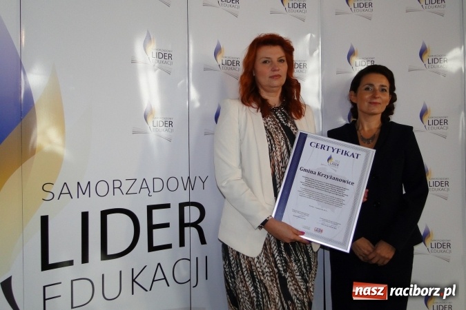 Zdjęcie w galerii na portalu naszraciborz.pl: Gmina Krzyżanowice Samorządowym Liderem Edukacji wiadomości z regionu