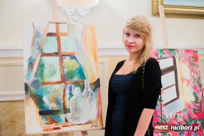 Zdjęcie w galerii na portalu naszraciborz.pl: Wernisaż prac malarskich w Pałacu Wojnowice wiadomości z regionu