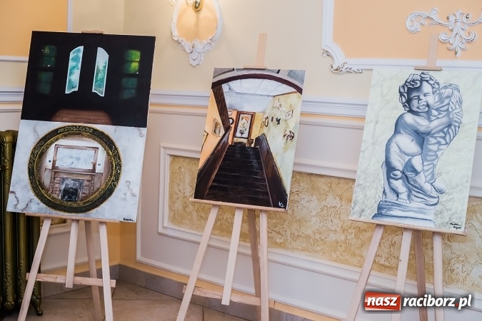 Zdjęcie w galerii na portalu naszraciborz.pl: Wernisaż prac malarskich w Pałacu Wojnowice wiadomości z regionu