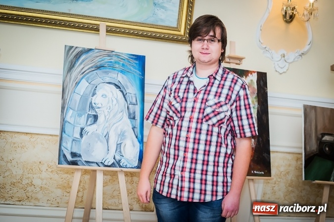 Zdjęcie w galerii na portalu naszraciborz.pl: Wernisaż prac malarskich w Pałacu Wojnowice wiadomości z regionu