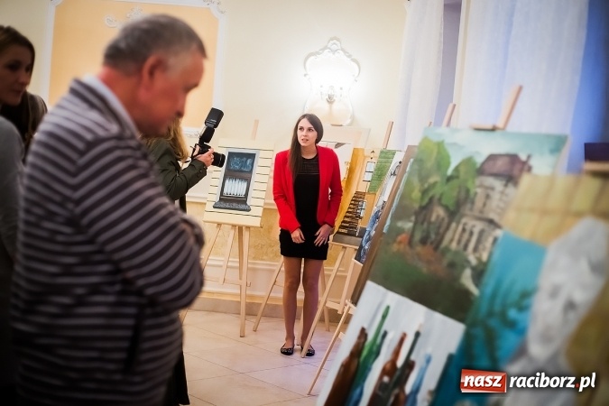 Zdjęcie w galerii na portalu naszraciborz.pl: Wernisaż prac malarskich w Pałacu Wojnowice wiadomości z regionu