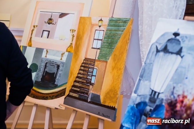 Zdjęcie w galerii na portalu naszraciborz.pl: Wernisaż prac malarskich w Pałacu Wojnowice wiadomości z regionu