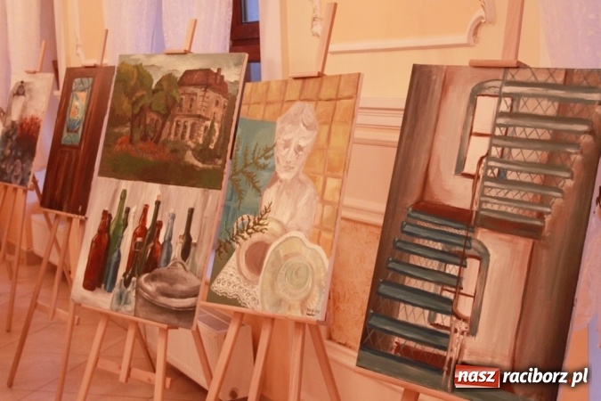 Zdjęcie w galerii na portalu naszraciborz.pl: Wernisaż prac malarskich w Pałacu Wojnowice wiadomości z regionu