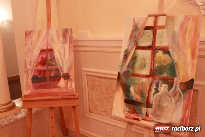 Zdjęcie w galerii na portalu naszraciborz.pl: Wernisaż prac malarskich w Pałacu Wojnowice wiadomości z regionu