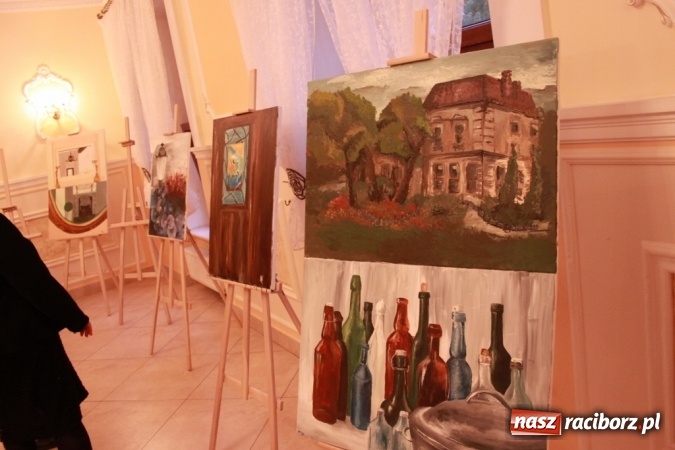 Zdjęcie w galerii na portalu naszraciborz.pl: Wernisaż prac malarskich w Pałacu Wojnowice wiadomości z regionu