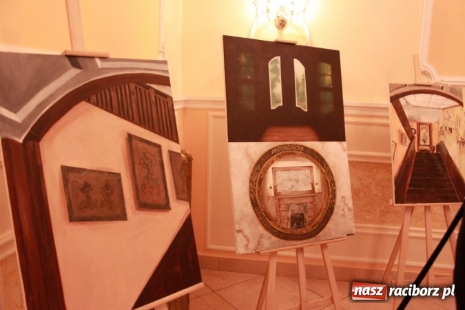 Zdjęcie w galerii na portalu naszraciborz.pl: Wernisaż prac malarskich w Pałacu Wojnowice wiadomości z regionu