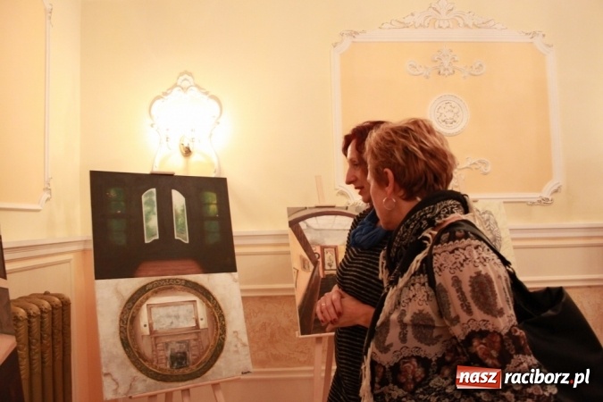 Zdjęcie w galerii na portalu naszraciborz.pl: Wernisaż prac malarskich w Pałacu Wojnowice wiadomości z regionu