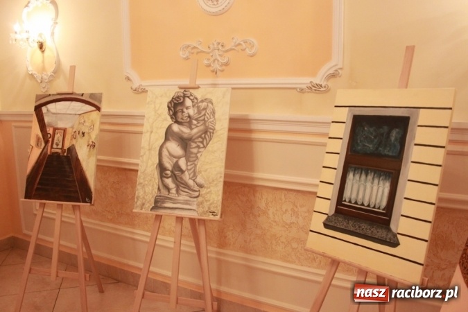 Zdjęcie w galerii na portalu naszraciborz.pl: Wernisaż prac malarskich w Pałacu Wojnowice wiadomości z regionu