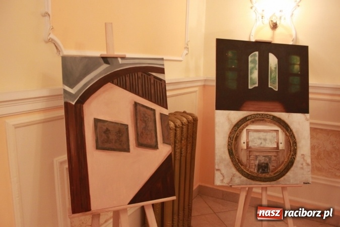 Zdjęcie w galerii na portalu naszraciborz.pl: Wernisaż prac malarskich w Pałacu Wojnowice wiadomości z regionu