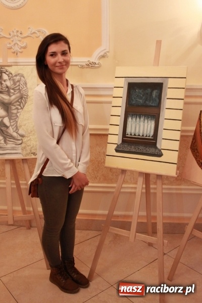 Zdjęcie w galerii na portalu naszraciborz.pl: Wernisaż prac malarskich w Pałacu Wojnowice wiadomości z regionu