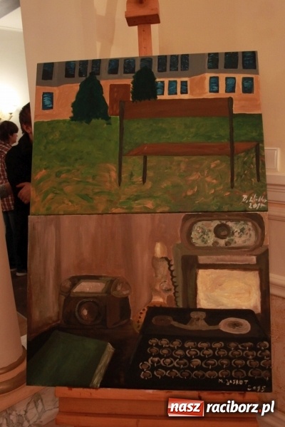 Zdjęcie w galerii na portalu naszraciborz.pl: Wernisaż prac malarskich w Pałacu Wojnowice wiadomości z regionu