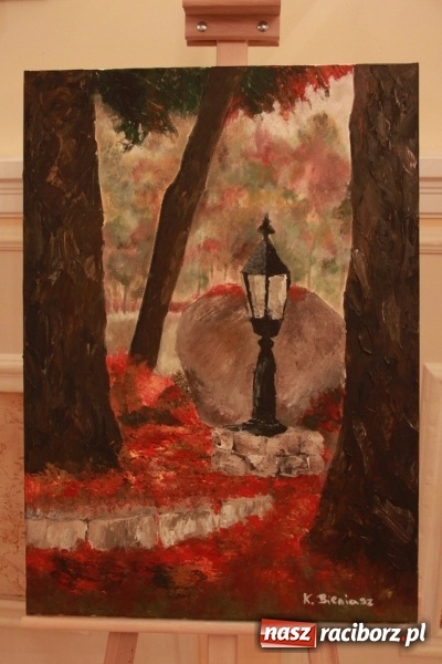 Zdjęcie w galerii na portalu naszraciborz.pl: Wernisaż prac malarskich w Pałacu Wojnowice wiadomości z regionu