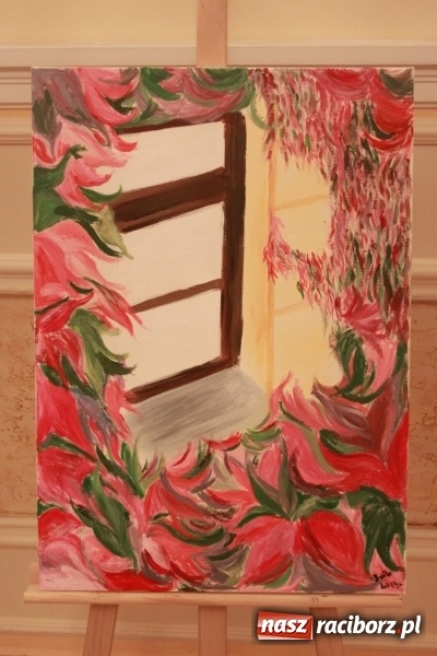 Zdjęcie w galerii na portalu naszraciborz.pl: Wernisaż prac malarskich w Pałacu Wojnowice wiadomości z regionu