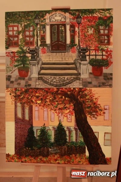 Zdjęcie w galerii na portalu naszraciborz.pl: Wernisaż prac malarskich w Pałacu Wojnowice wiadomości z regionu