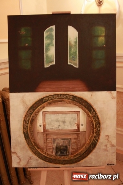 Zdjęcie w galerii na portalu naszraciborz.pl: Wernisaż prac malarskich w Pałacu Wojnowice wiadomości z regionu