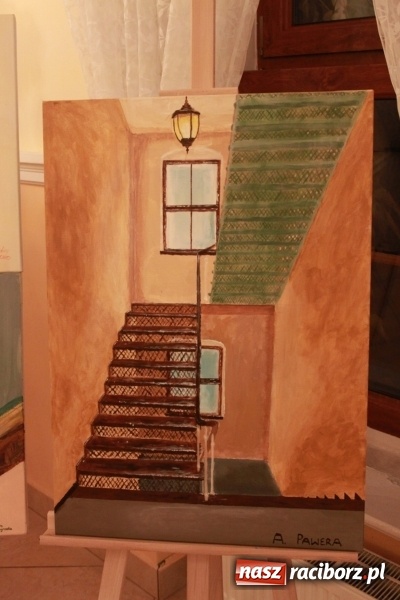 Zdjęcie w galerii na portalu naszraciborz.pl: Wernisaż prac malarskich w Pałacu Wojnowice wiadomości z regionu