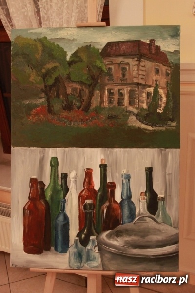 Zdjęcie w galerii na portalu naszraciborz.pl: Wernisaż prac malarskich w Pałacu Wojnowice wiadomości z regionu