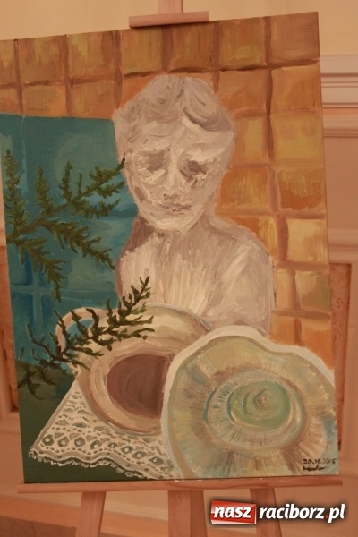 Zdjęcie w galerii na portalu naszraciborz.pl: Wernisaż prac malarskich w Pałacu Wojnowice wiadomości z regionu