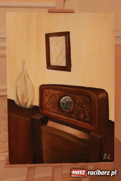 Zdjęcie w galerii na portalu naszraciborz.pl: Wernisaż prac malarskich w Pałacu Wojnowice wiadomości z regionu