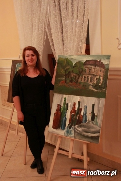 Zdjęcie w galerii na portalu naszraciborz.pl: Wernisaż prac malarskich w Pałacu Wojnowice wiadomości z regionu