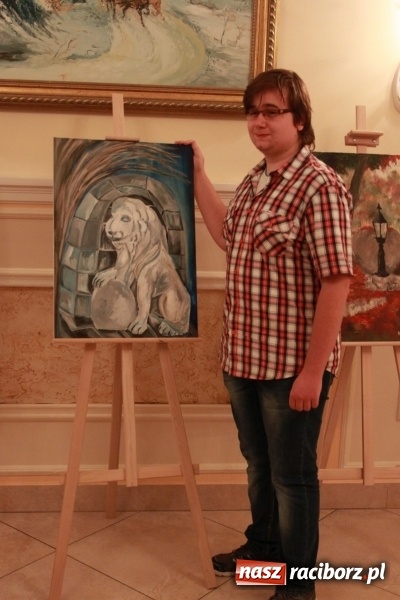 Zdjęcie w galerii na portalu naszraciborz.pl: Wernisaż prac malarskich w Pałacu Wojnowice wiadomości z regionu