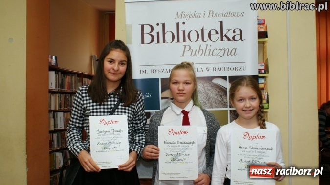 Zdjęcie w galerii na portalu naszraciborz.pl: Znamy Mistrz&oacute;w Pięknego Pisania wiadomości z regionu