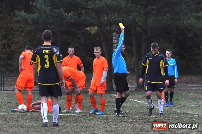 Zdjęcie w galerii na portalu naszraciborz.pl: Gol rezerwowego w przedostatniej minucie dał punkt Lyskom wiadomości z regionu