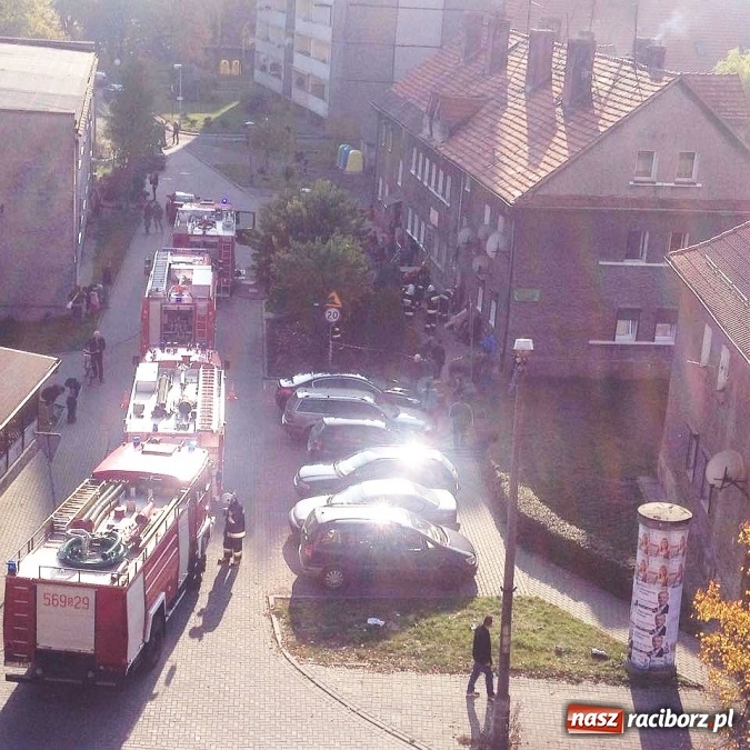 Zdjęcie w galerii na portalu naszraciborz.pl: Pożar piwnicy w mieszkaniu na Chorzowskiej wiadomości z regionu