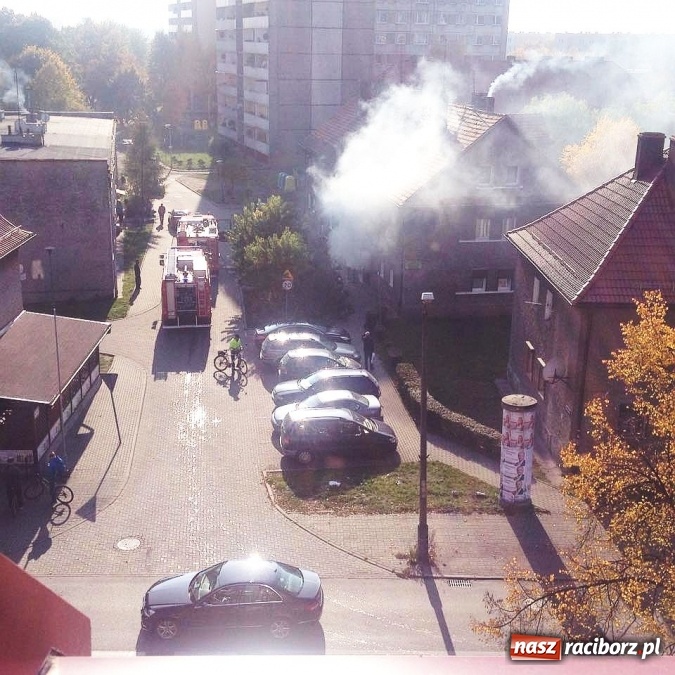 Zdjęcie w galerii na portalu naszraciborz.pl: Pożar piwnicy w mieszkaniu na Chorzowskiej wiadomości z regionu