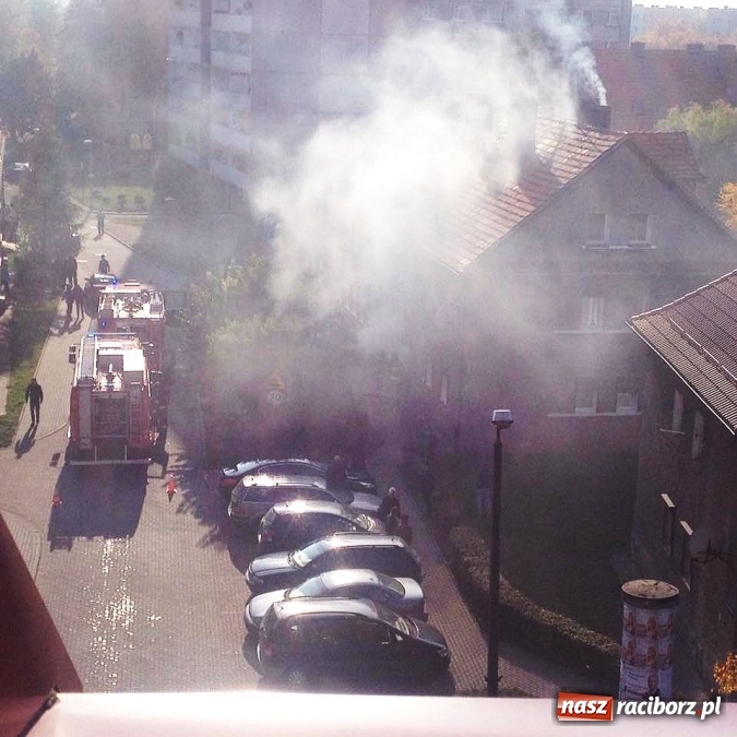 Zdjęcie w galerii na portalu naszraciborz.pl: Pożar piwnicy w mieszkaniu na Chorzowskiej wiadomości z regionu