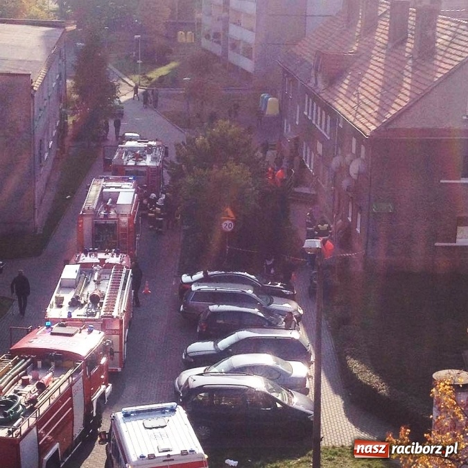 Zdjęcie w galerii na portalu naszraciborz.pl: Pożar piwnicy w mieszkaniu na Chorzowskiej wiadomości z regionu