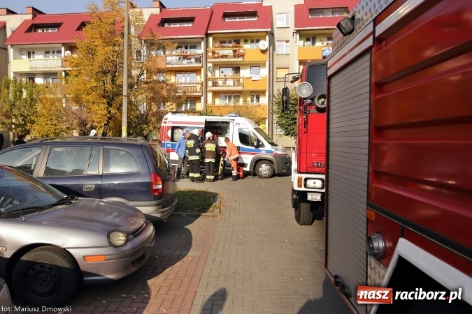 Zdjęcie w galerii na portalu naszraciborz.pl: Pożar piwnicy w mieszkaniu na Chorzowskiej wiadomości z regionu