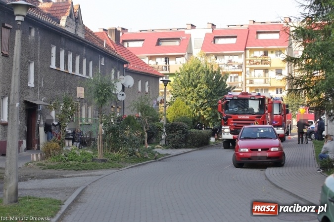 Zdjęcie w galerii na portalu naszraciborz.pl: Pożar piwnicy w mieszkaniu na Chorzowskiej wiadomości z regionu