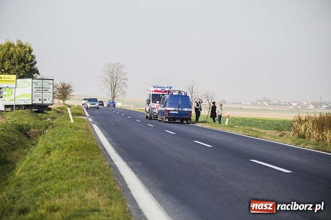 Zdjęcie w galerii na portalu naszraciborz.pl: Samochód wypadł z drogi na trasie Racibórz-Bieńkowice wiadomości z regionu