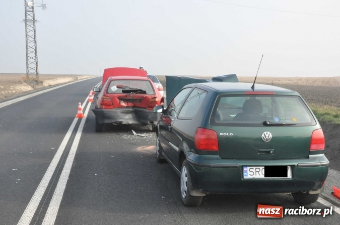 Zdjęcie w galerii na portalu naszraciborz.pl: Kraksa na drodze Racibórz-Pietrowice Wielkie wiadomości z regionu