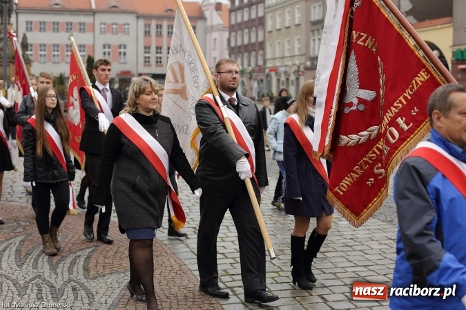 Zdjęcie w galerii na portalu naszraciborz.pl: Raciborskie obchody Święta Niepodległości wiadomości z regionu