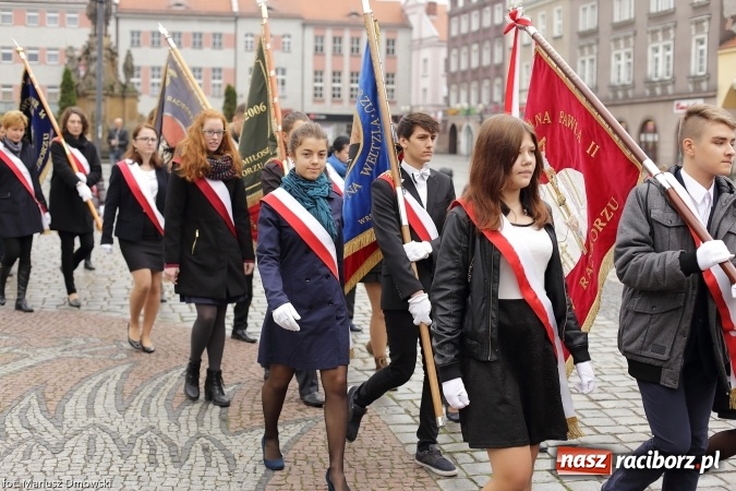 Zdjęcie w galerii na portalu naszraciborz.pl: Raciborskie obchody Święta Niepodległości wiadomości z regionu