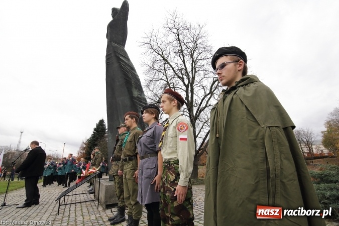 Zdjęcie w galerii na portalu naszraciborz.pl: Raciborskie obchody Święta Niepodległości wiadomości z regionu