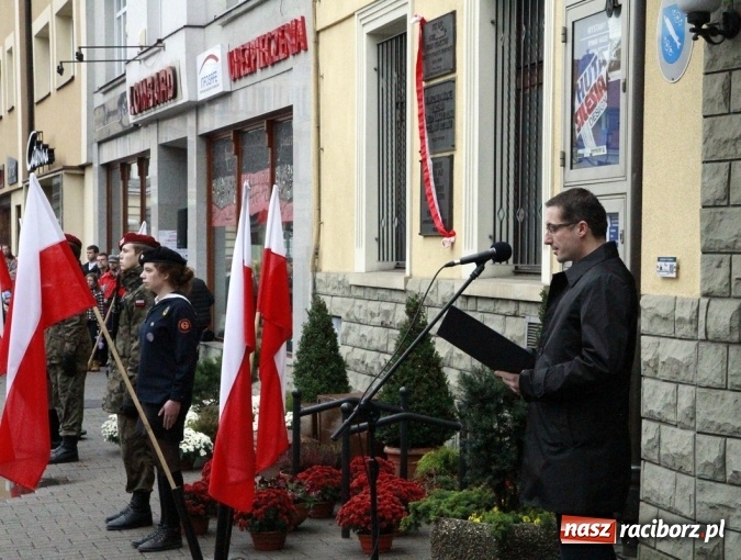 Zdjęcie w galerii na portalu naszraciborz.pl: Uczniowie ZSOMS na rybnickich obchodach Święta Niepodległości  wiadomości z regionu